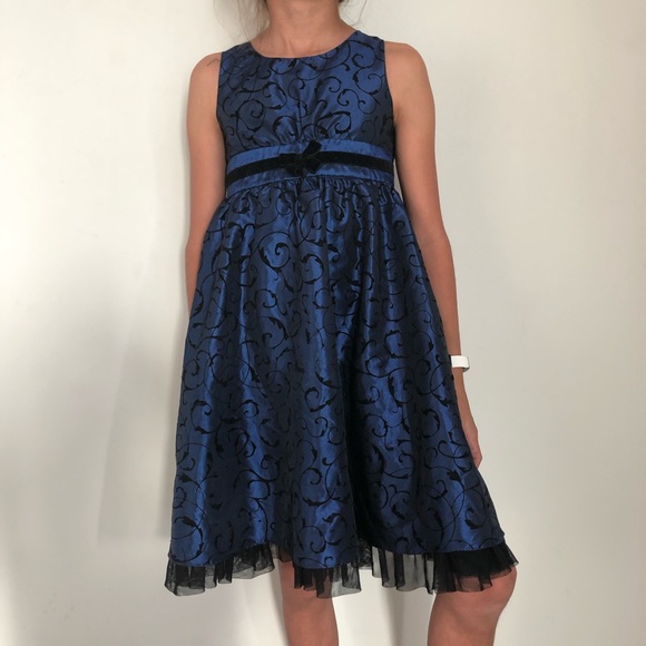 Girls Blue Dress - Picture 1 of 4